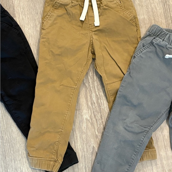 Cat & Jack Kids Joggers - Black, Tan, and Gray - Picture 3 of 7
